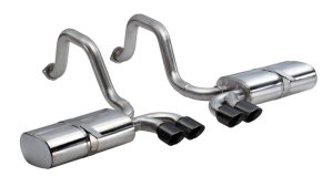 Chevrolet Corvette Performance Exhaust - Rear - CORSA Performance - Axle-Back Sport - Black - `97-`04 Chevrolet Corvette Performance Exhaust - Rear - CORSA Performance - Axle-Back Sport - Black - `97-`04